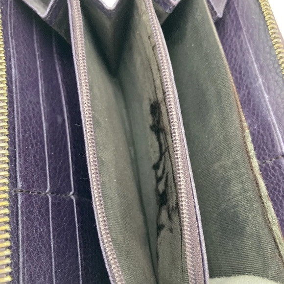 RARE Vintage Gucci Bamboo Zippy Wallet - Box & Card Included - Picture 6 of 14